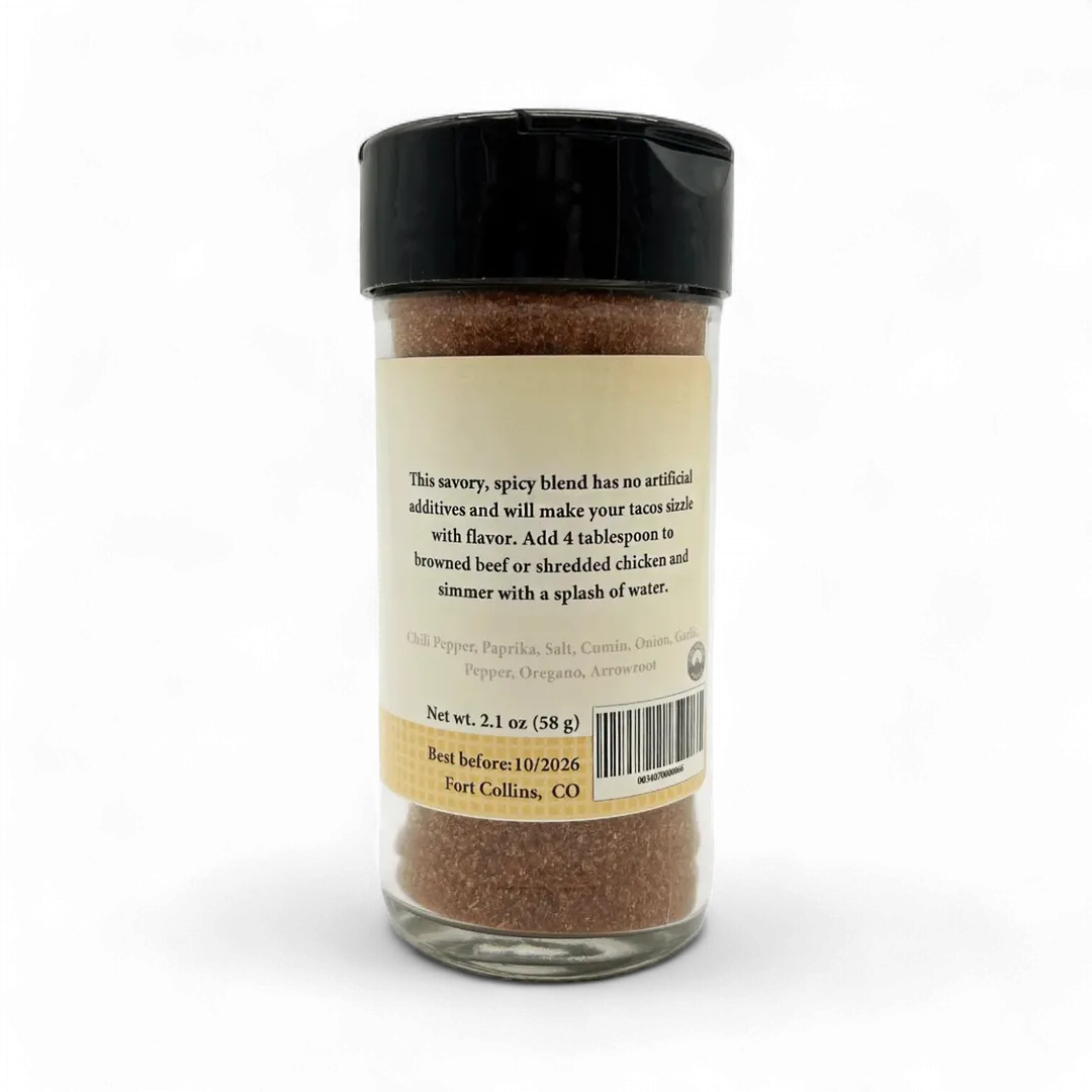 Taco Blend, Gourmet Spices & Seasoning - Case of 12 Jars