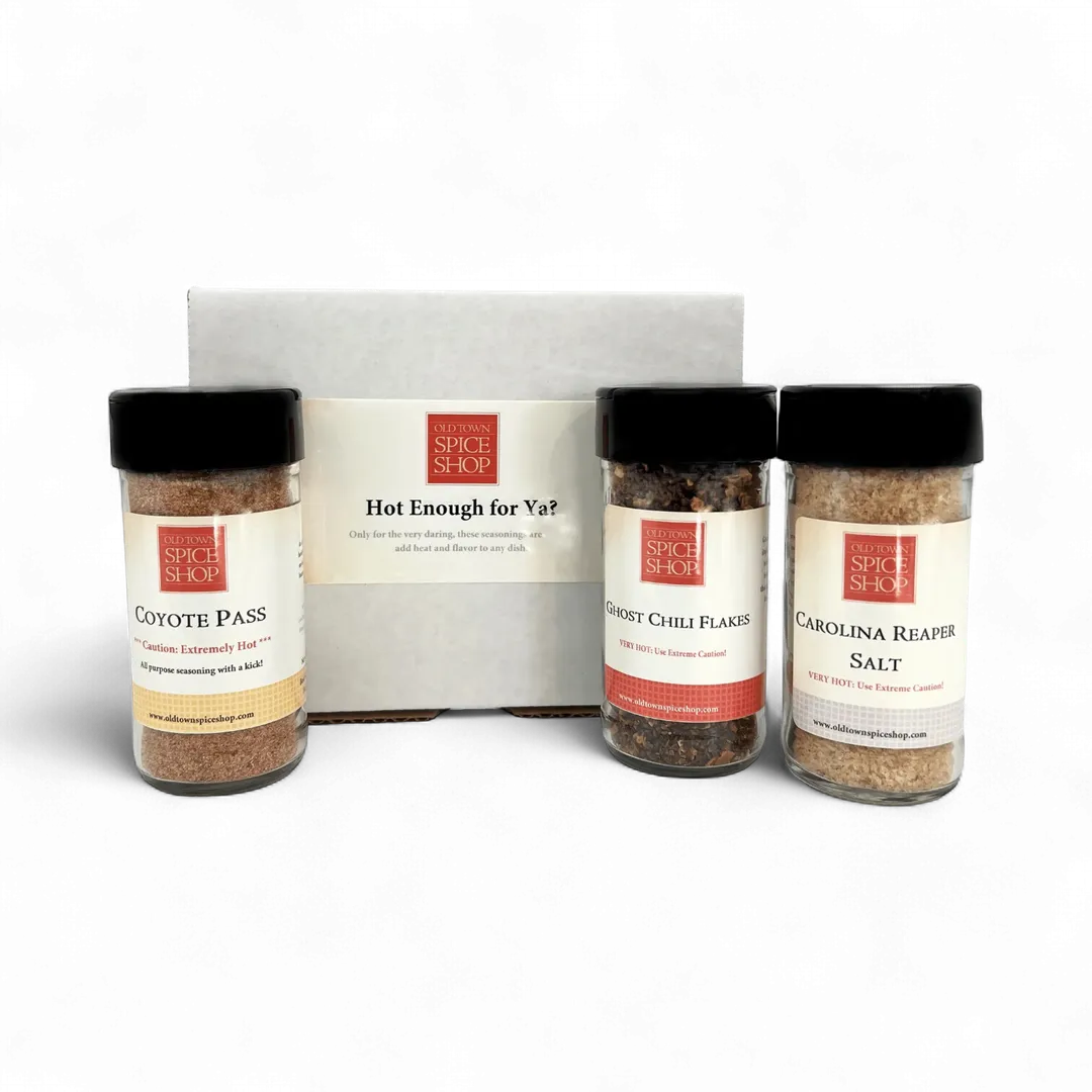 Hot Enough for Ya? Gift Box, Gourmet Spices & Seasoning Set