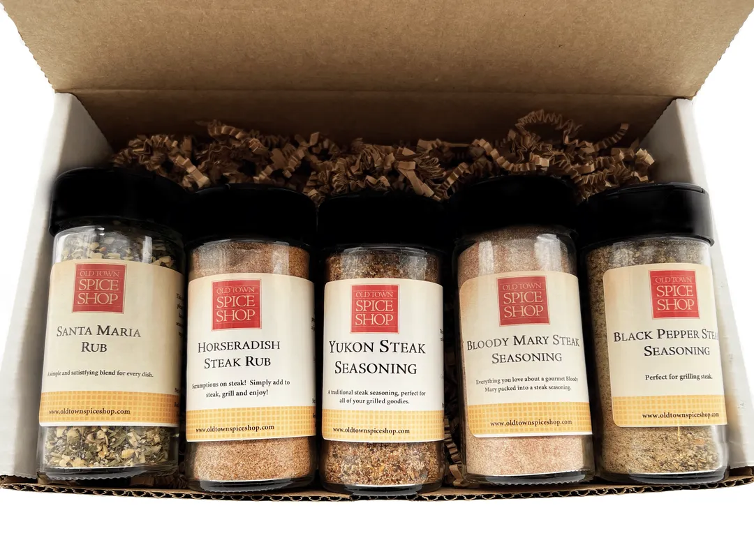 Sizzling Steak Gift Box, Gourmet Spices & Seasoning Set