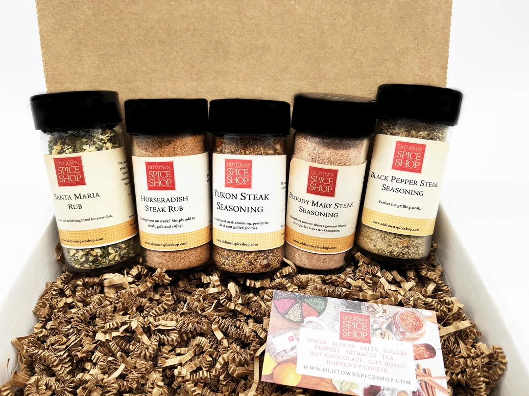 Sizzling Steak Gift Box, Gourmet Spices & Seasoning Set