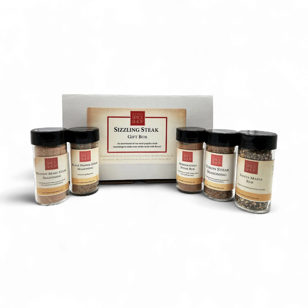 Sizzling Steak Gift Box, Gourmet Spices & Seasoning Set