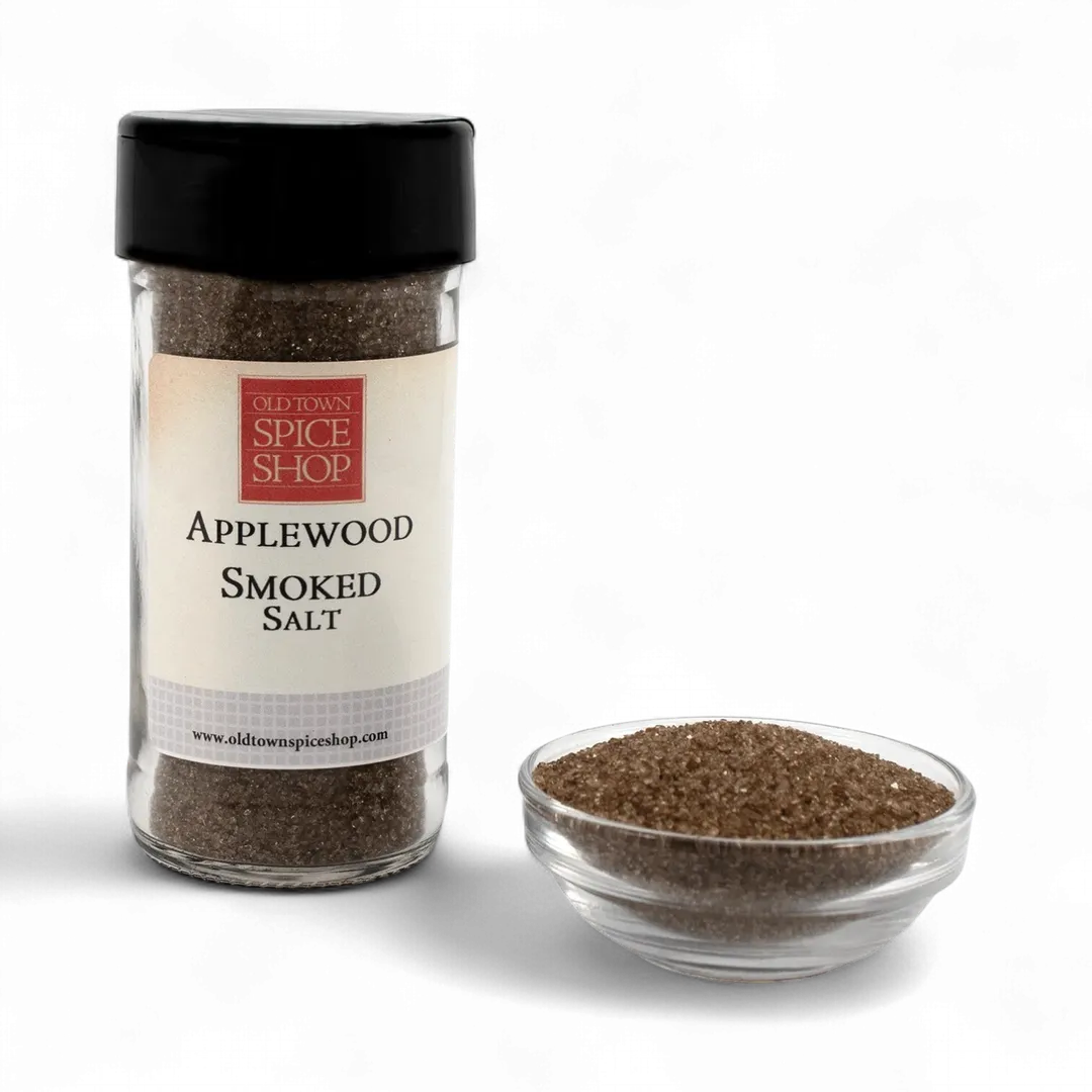 Applewood Smoked Sea Salt for Cooking, Gourmet Salt - Case of 12 Jars