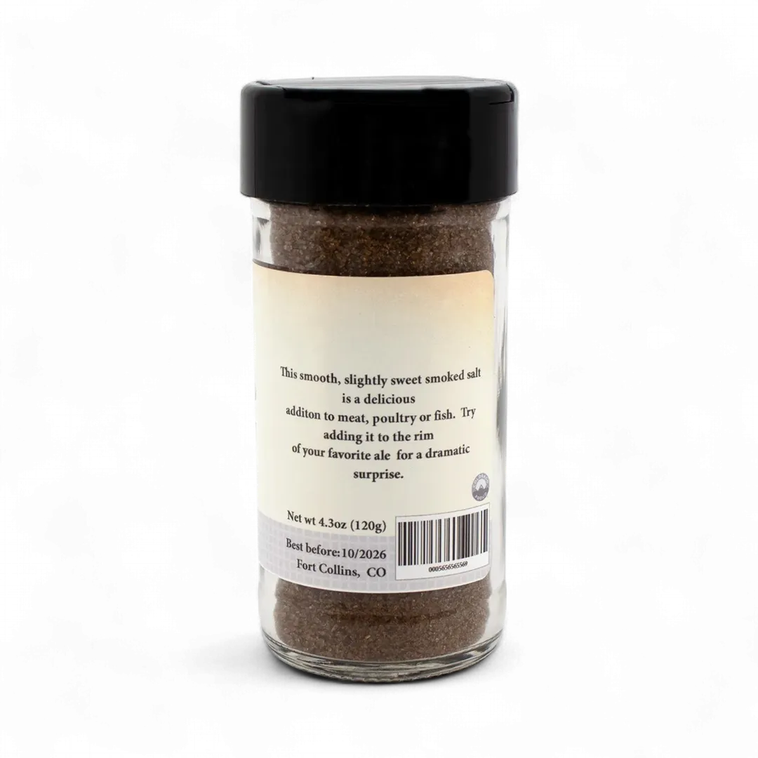 Cherrywood Smoked Salt, Sea Salt for Cooking, Gourmet Salt - Case of 12 Jars