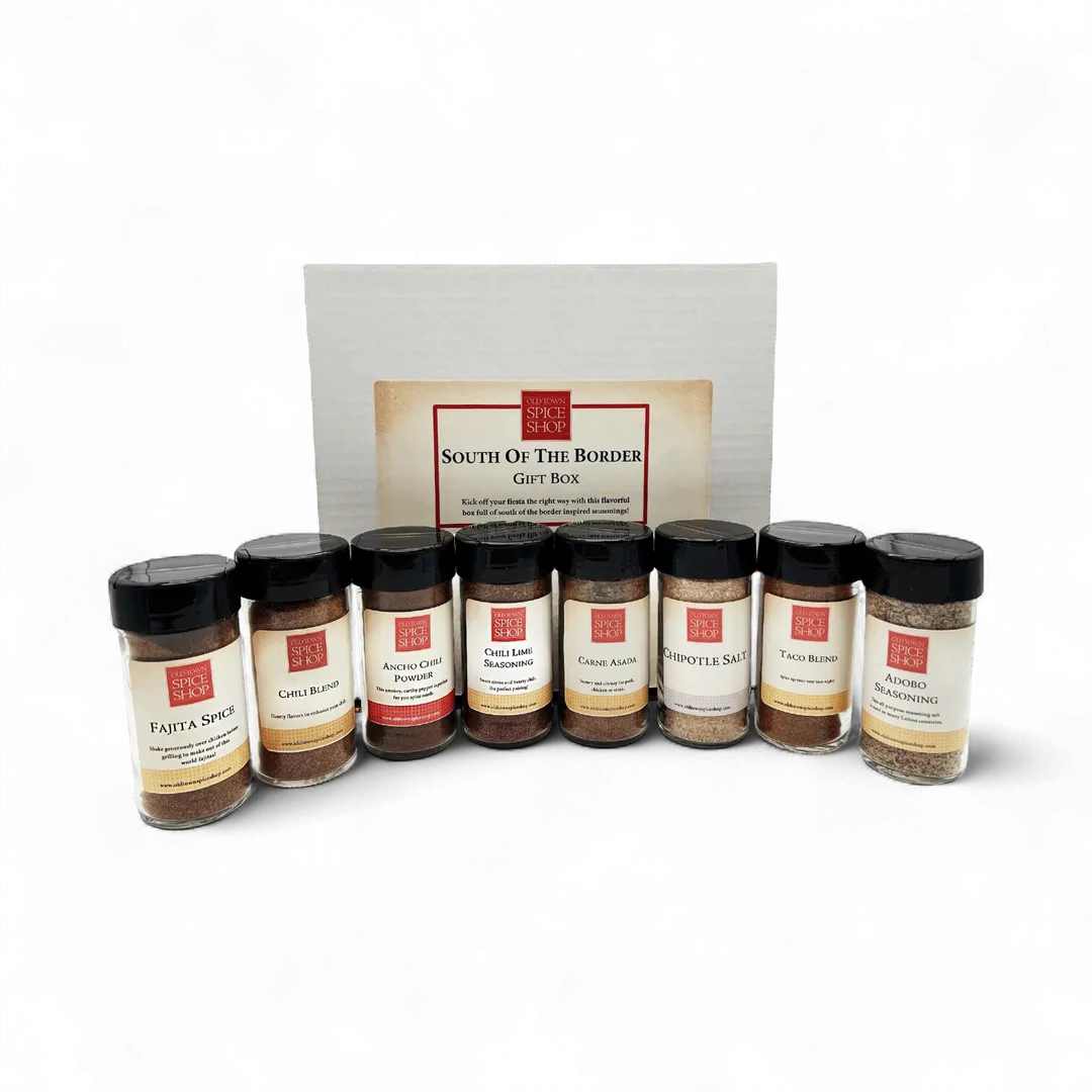South of the Border Gift Box, Gourmet Spices & Seasoning Set