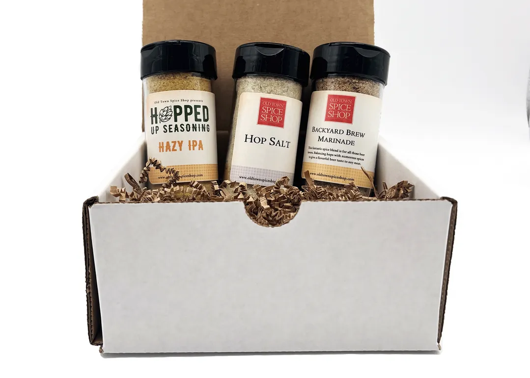 Hop Trio Gift Box, Gourmet Spices & Seasoning Basket