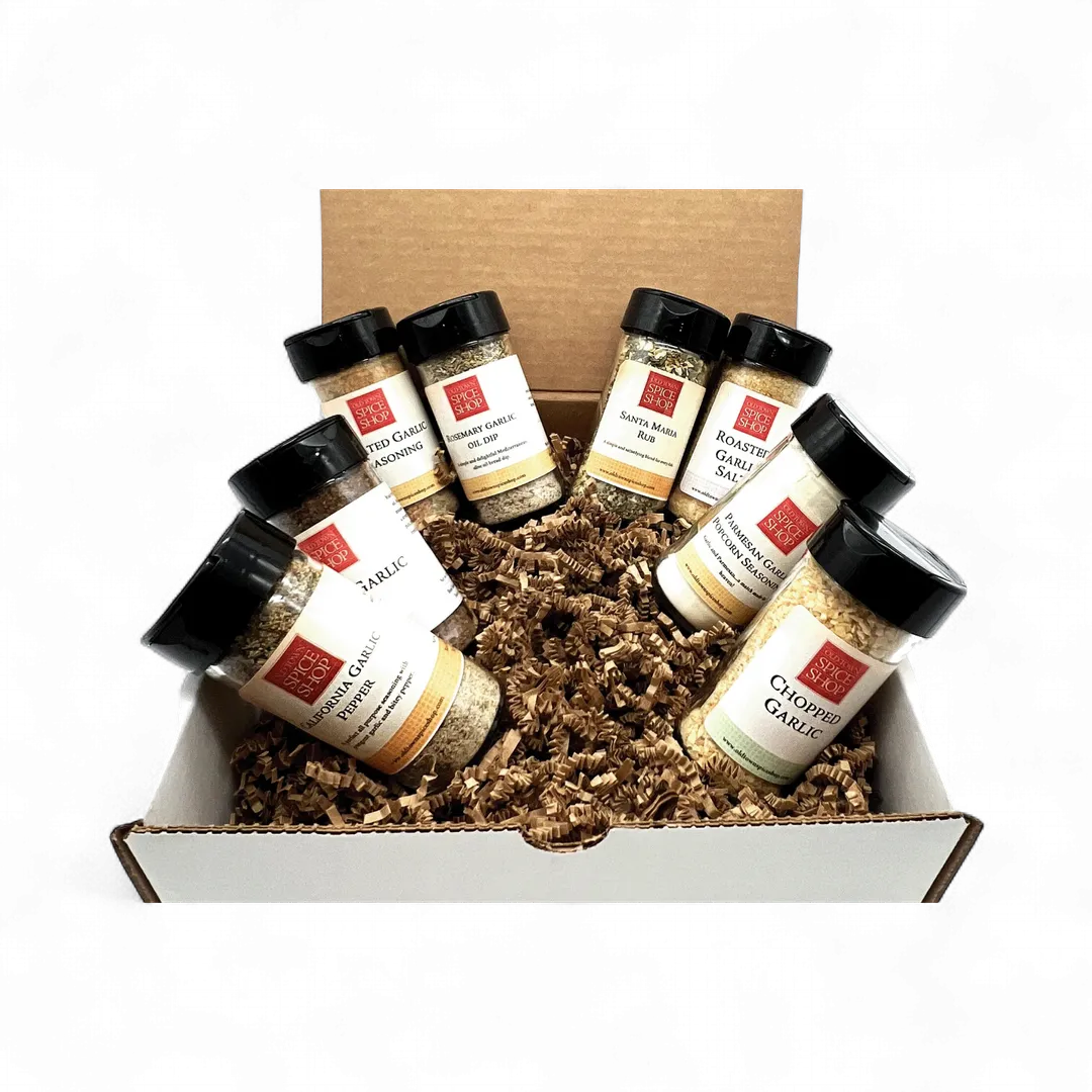 Garlic Lovers Gift Box, Gourmet Spices & Seasoning Set
