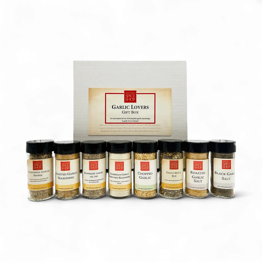 Garlic Lovers Gift Box, Gourmet Spices & Seasoning Set