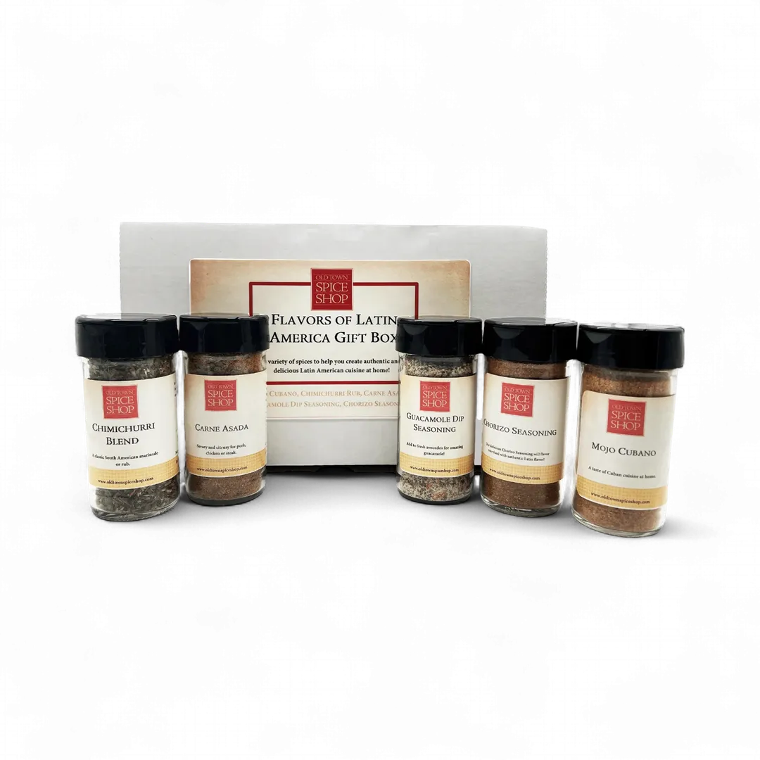 Flavors of Latin America Gift Box Spices & Seasonings Set