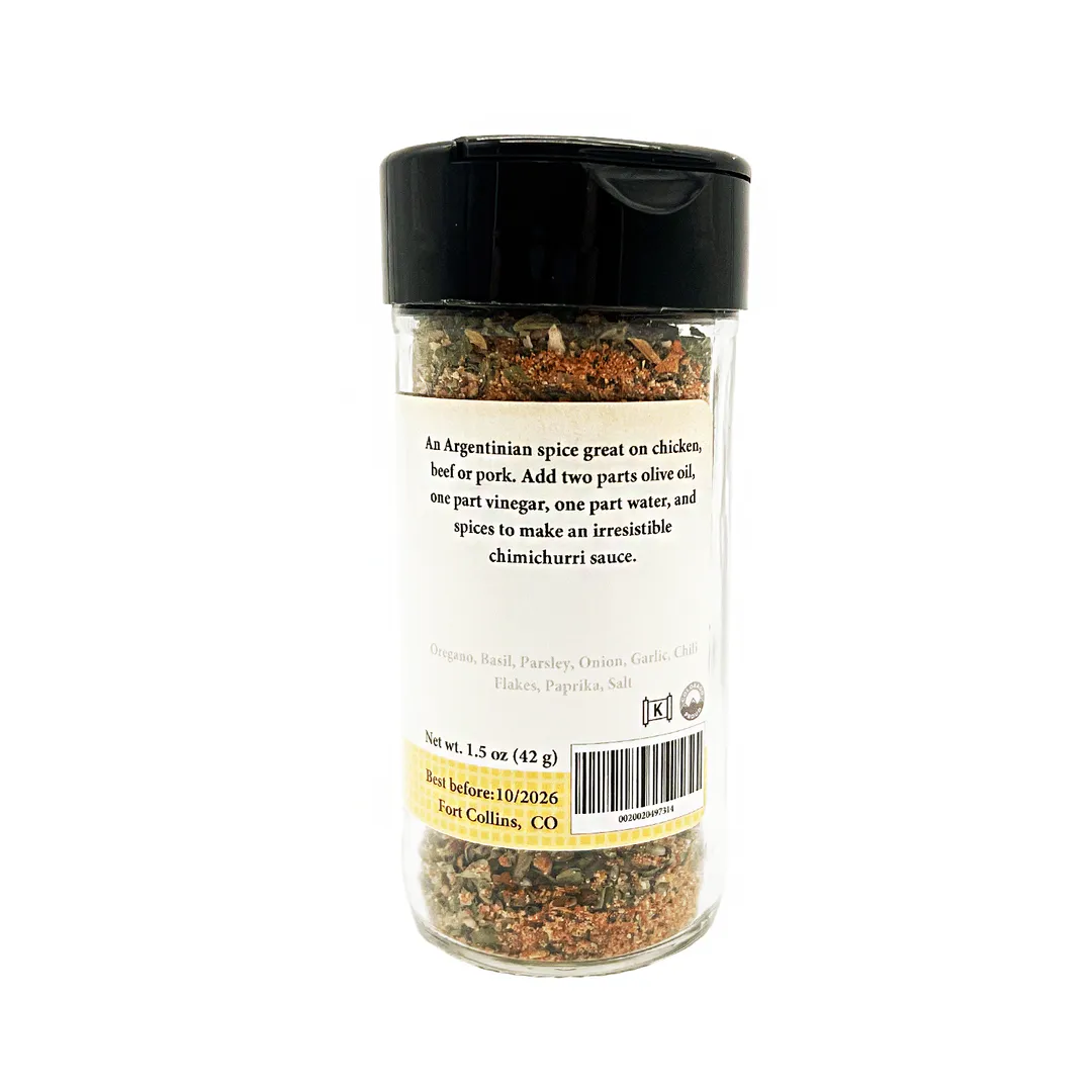 Chimichurri Rub, Gourmet Grilling Spice Blend - Case of 12 Jars