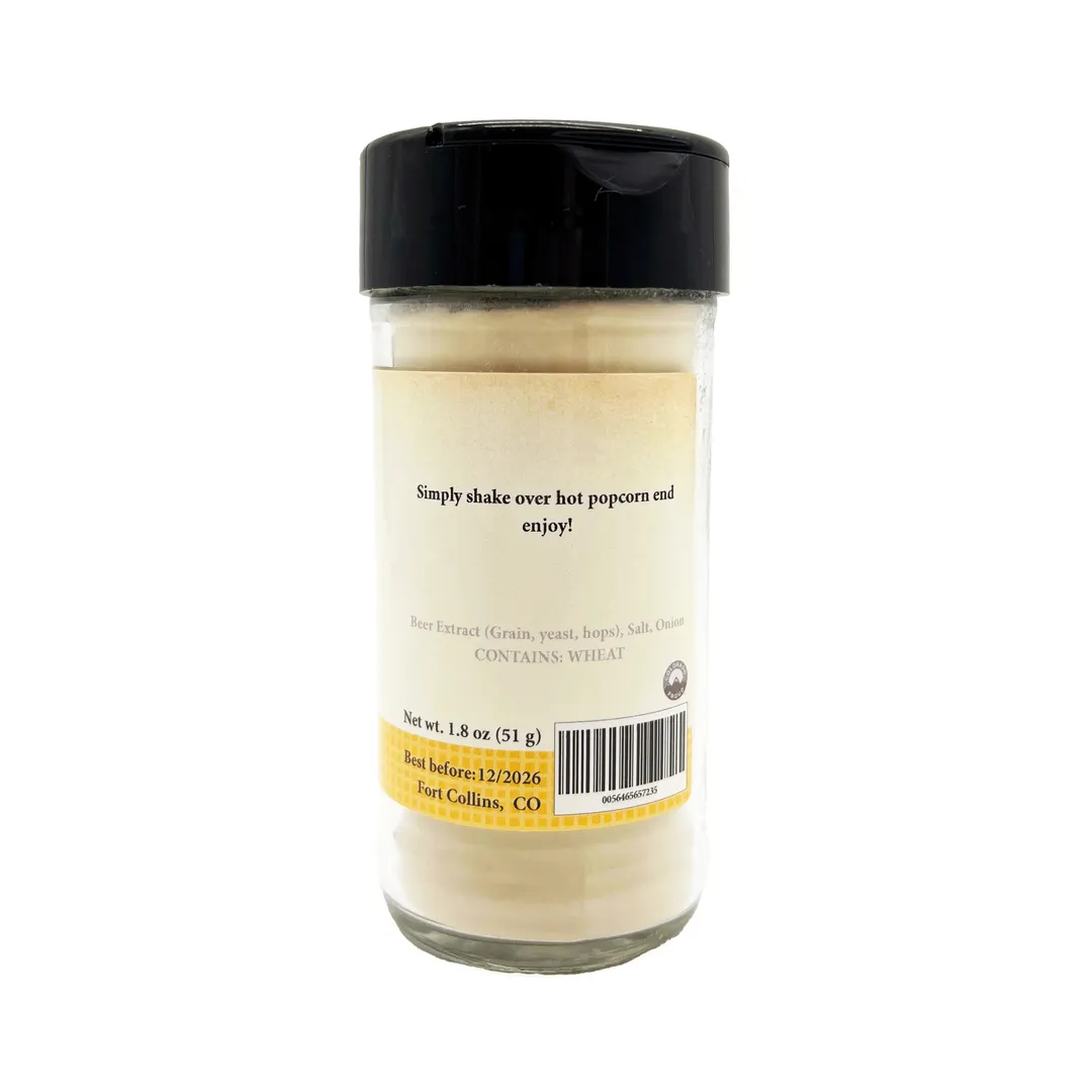 Beer Popcorn Seasoning, Gourmet Popcorn Seasoning - Case of 12 Jars