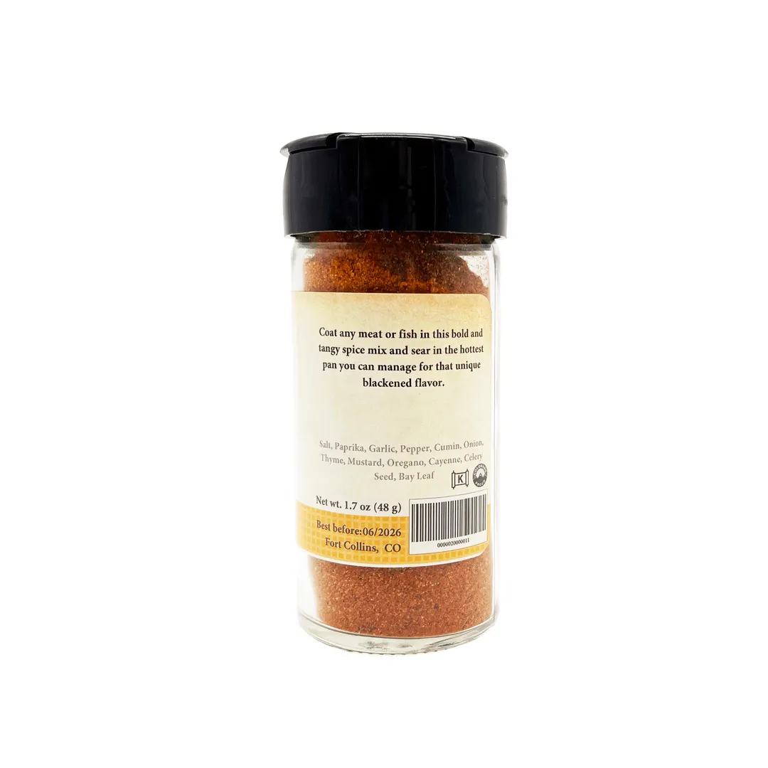 Cajun Blackened Blend, Gourmet Spices & Seasoning Blends, Cajun Cooking - Case of 12 Jars