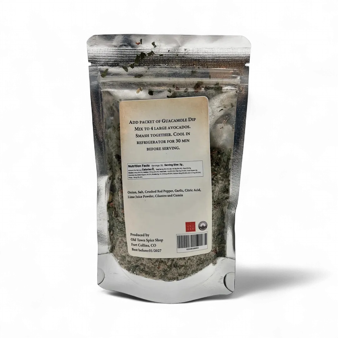 Guacamole Dip, Seasonings, Spices & Herbs - Case of 12 Pkgs.