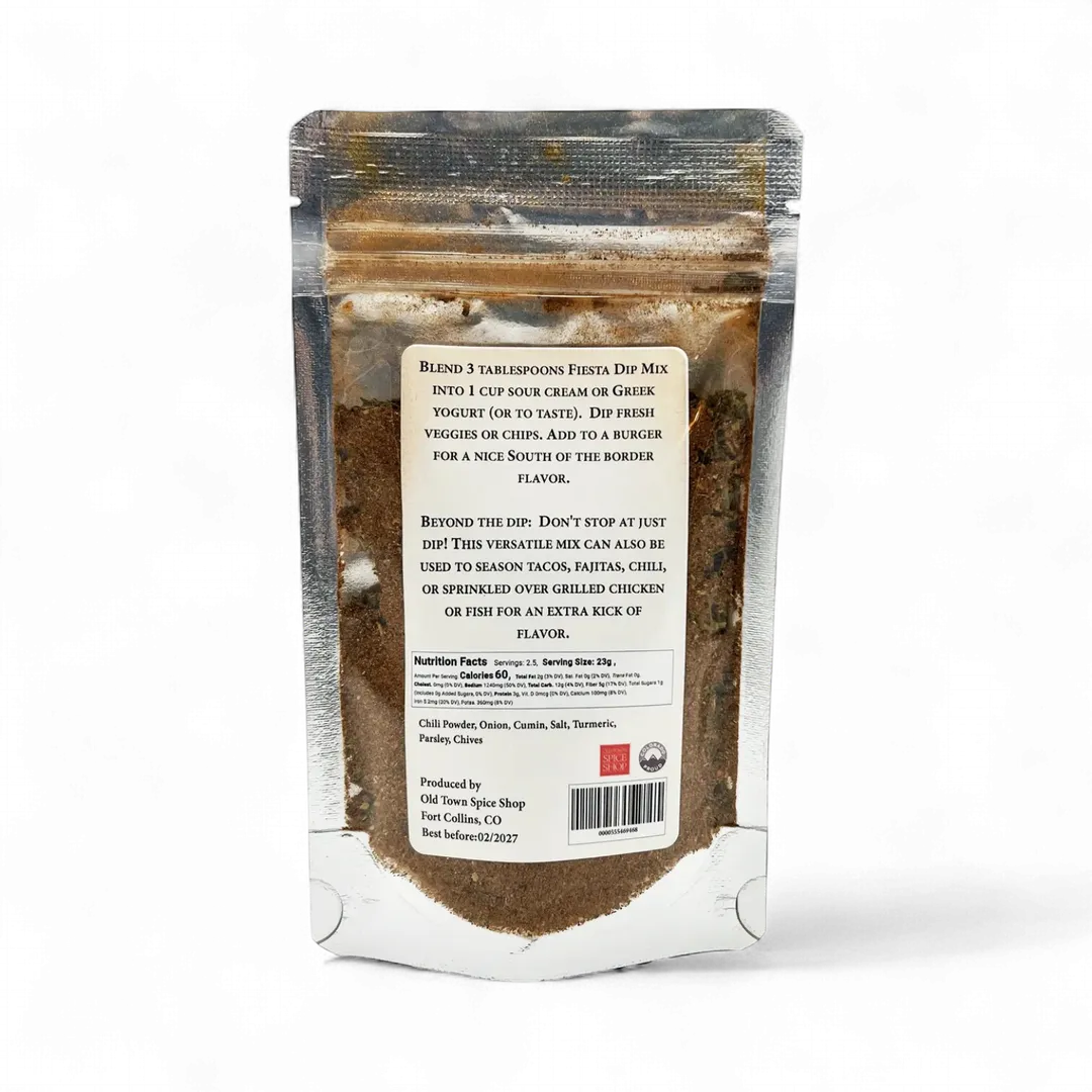 Fiesta Dip Mix, Spices Seasoning & Herbs - Case of 12 Pkgs.