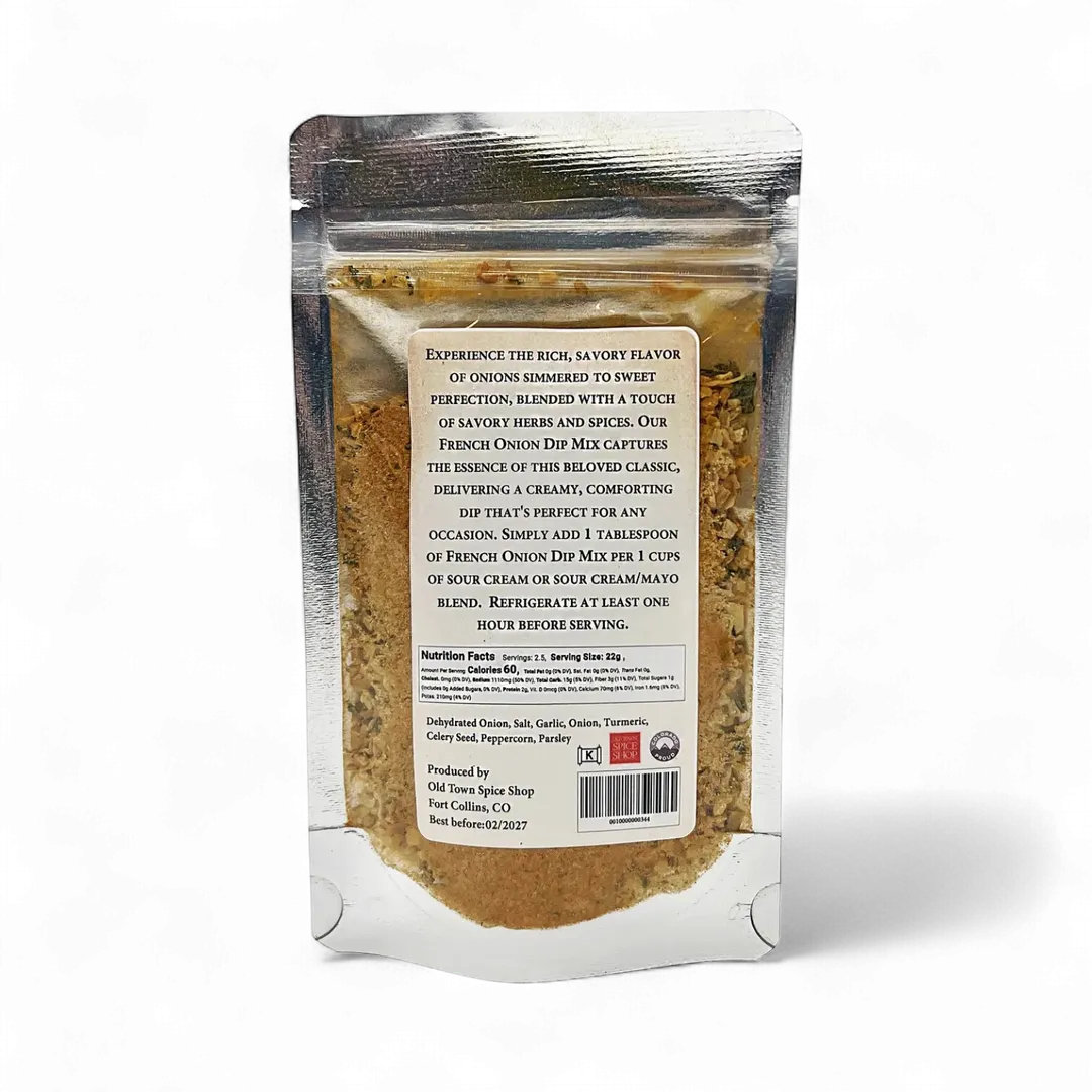 French Onion Dip Mix, Spices, Seasoning & Herbs - Case of 12 Pkgs.