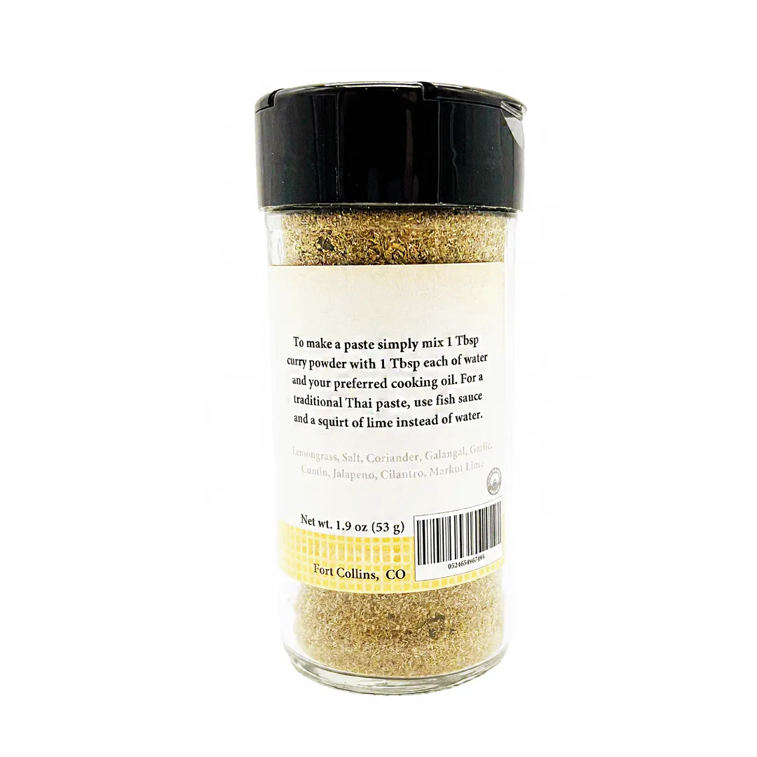 Thai Green Curry, Gourmet Seasonings & Spices - Case of 12 Jars