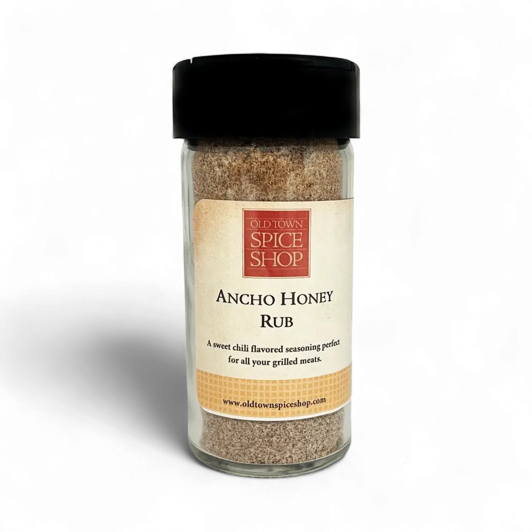 Ancho Honey Rub, Gourmet Spices & Seasoning - Case of 12 Jars