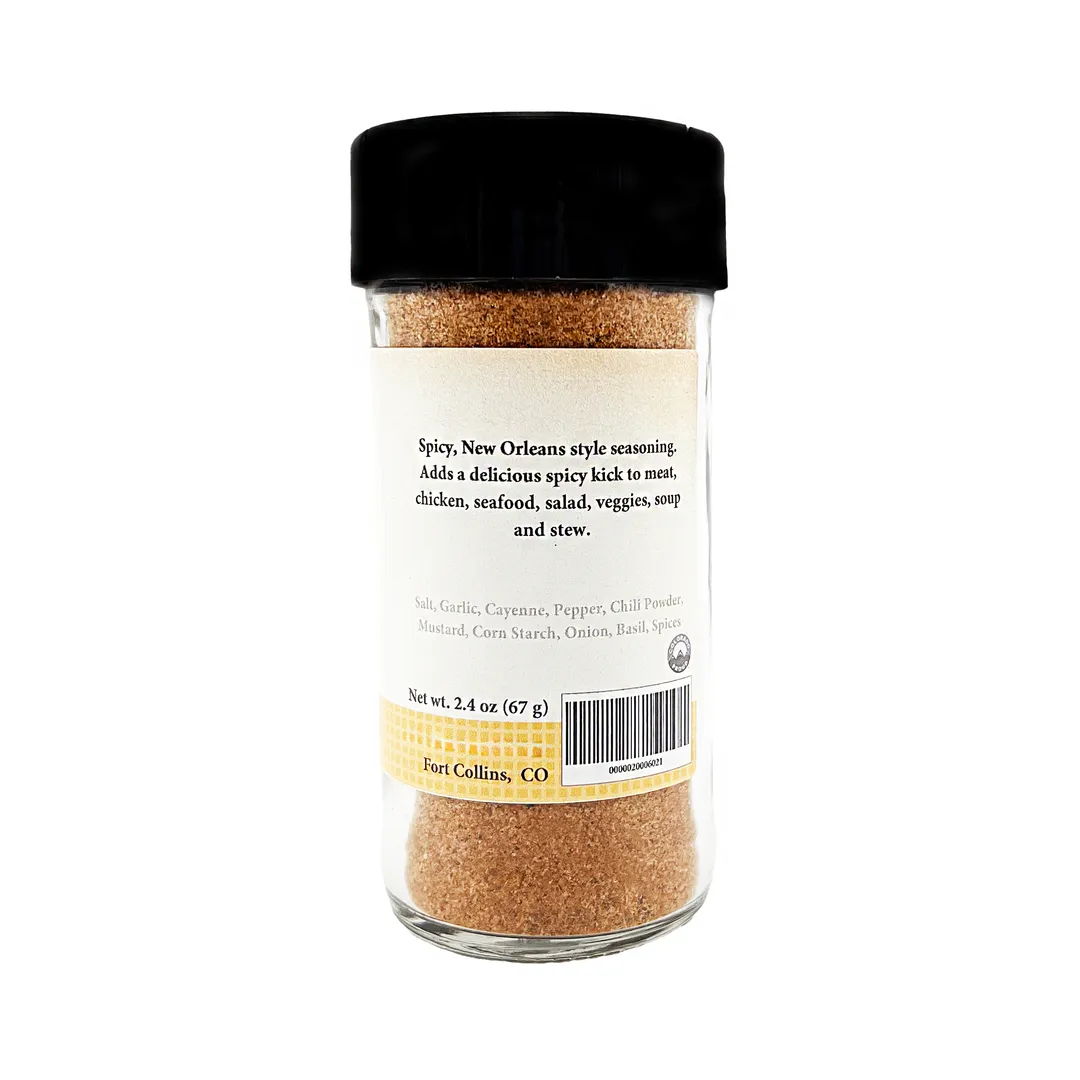 Hot Creole Seasoning, Gourmet Spices New Orleans Cajun Seasoning - Case of 12 Jars