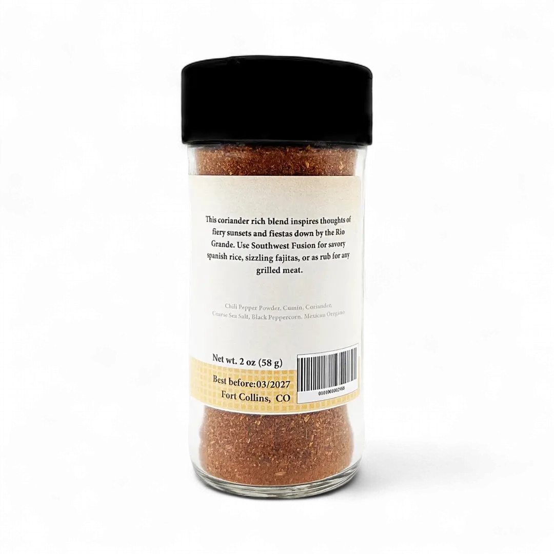 Southwest Fusion, Gourmet Seasoning, Spices & Herbs - Case of 12 Jars