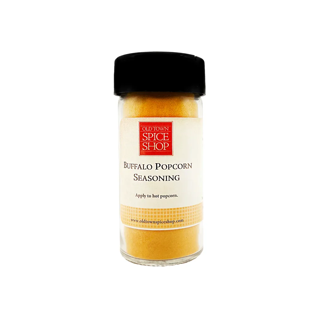 Buffalo Popcorn Seasoning, Gourmet Popcorn Seasoning - Case of 12 Jars