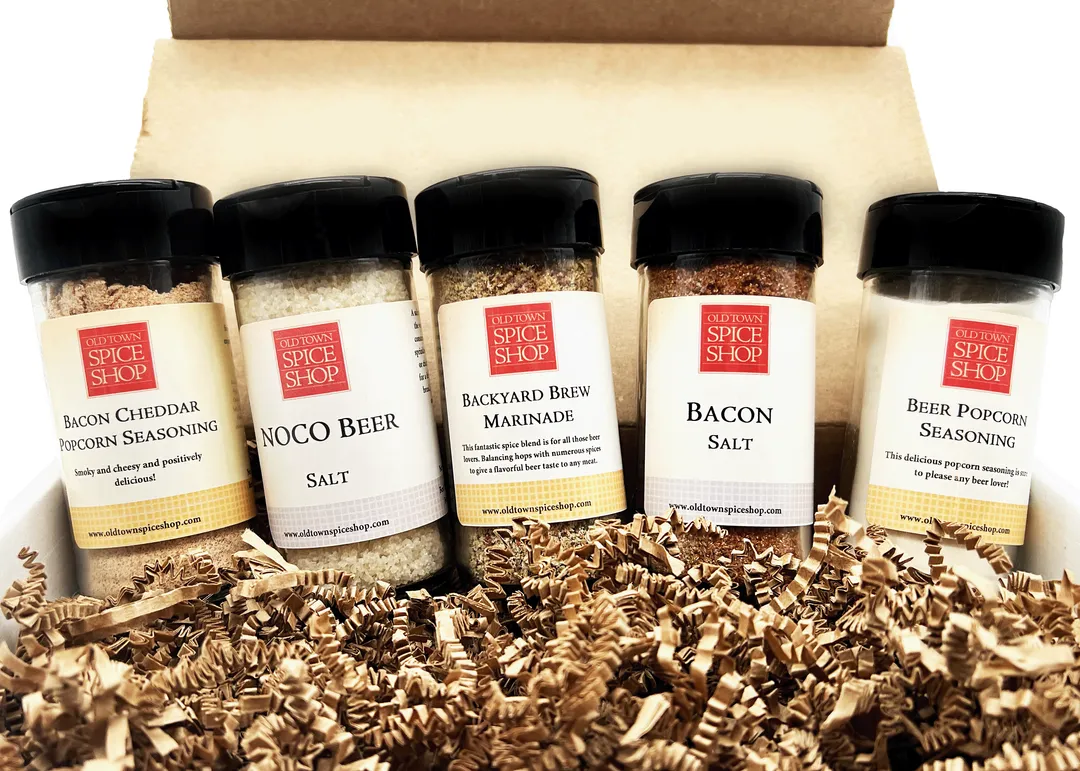 Beer & Bacon Gift Box Spices & Seasoning Gourmet Grilling Gift Box for Beer Lovers