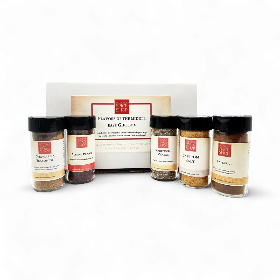 Flavors of the Middle East Gift Box, Gourmet Spices Set