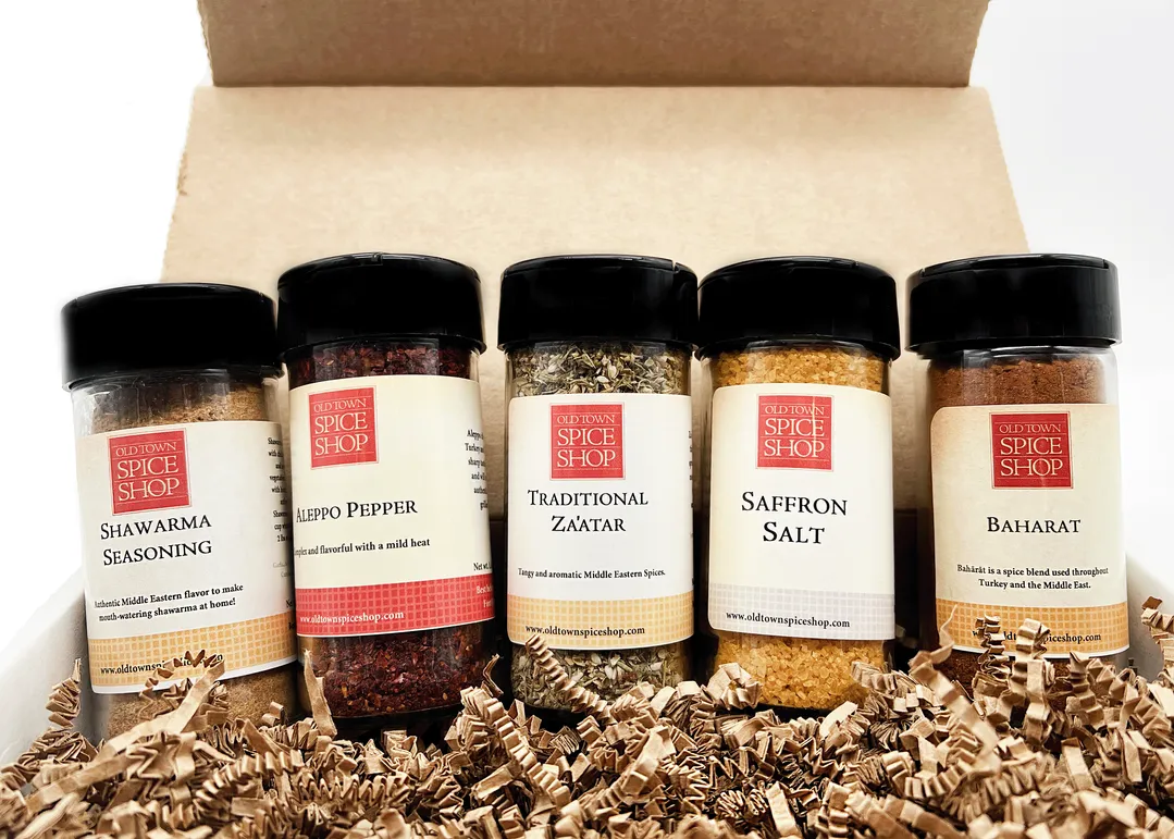 Flavors of the Middle East Gift Box, Gourmet Spices Set