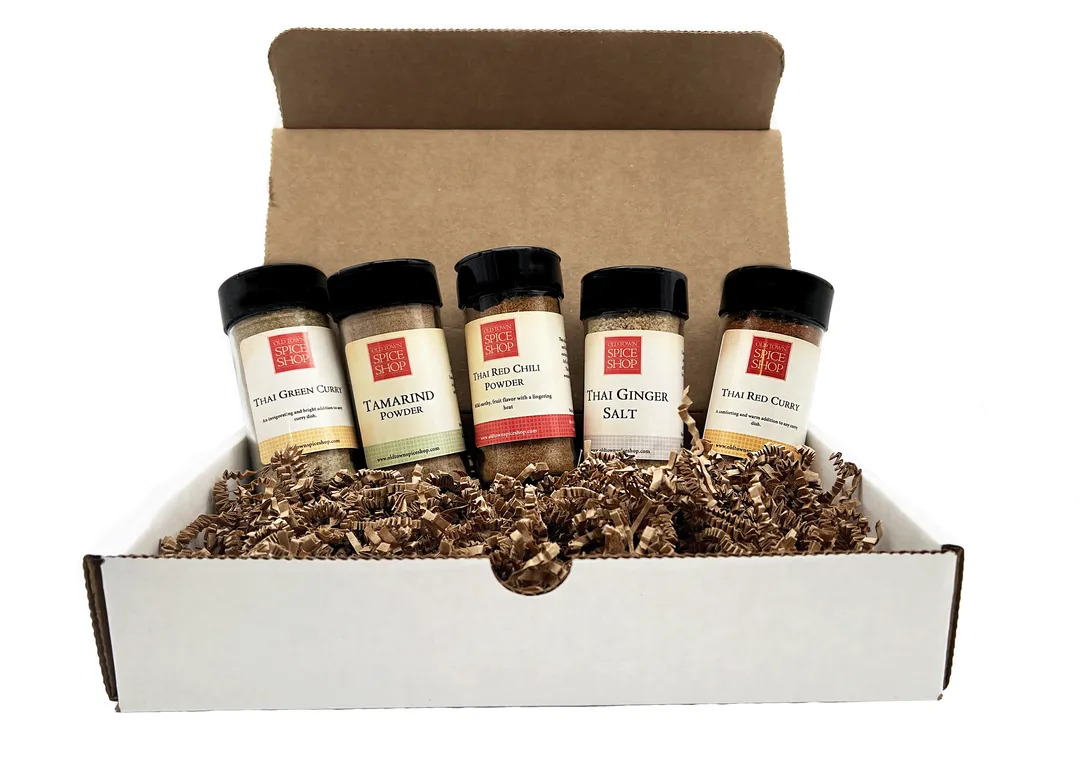 Flavors of Thailand Gift Box, Gourmet Spices & Seasoning 