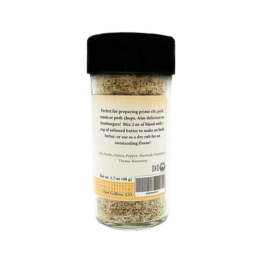 Herb Crusted Prime Rib, Gourmet Spices - Case of 12 Jars