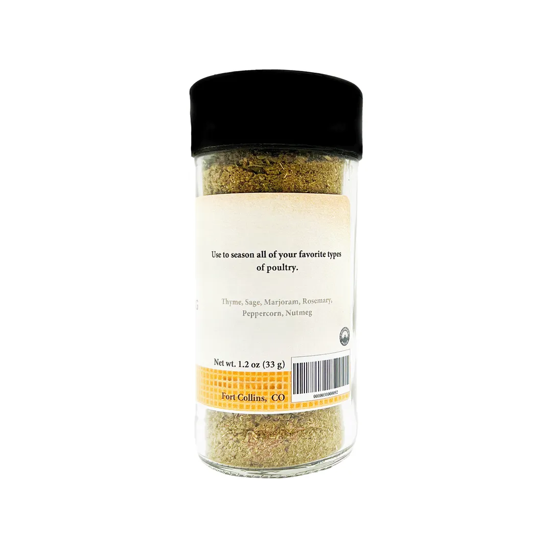 Poultry Seasoning, Gourmet Spices & Seasoning - Case of 12 Jars