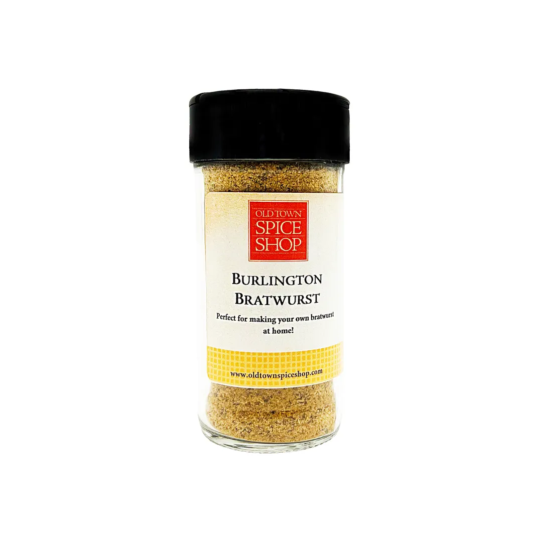 Burlington Bratwurst, Sausage Seasoning & Spices - Case of 12 Jars