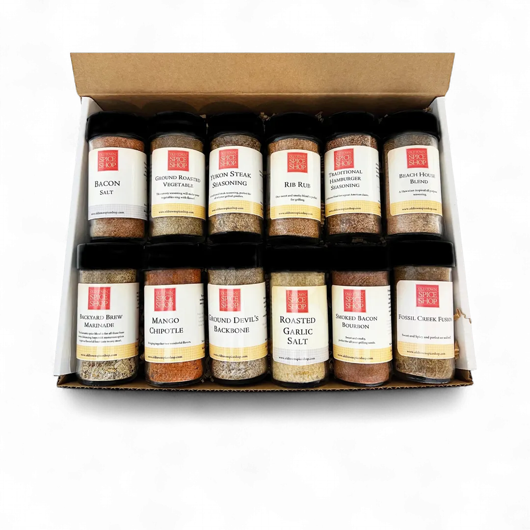 Delicious Dozen Gift Box, Gourmet Spices & Seasoning Set