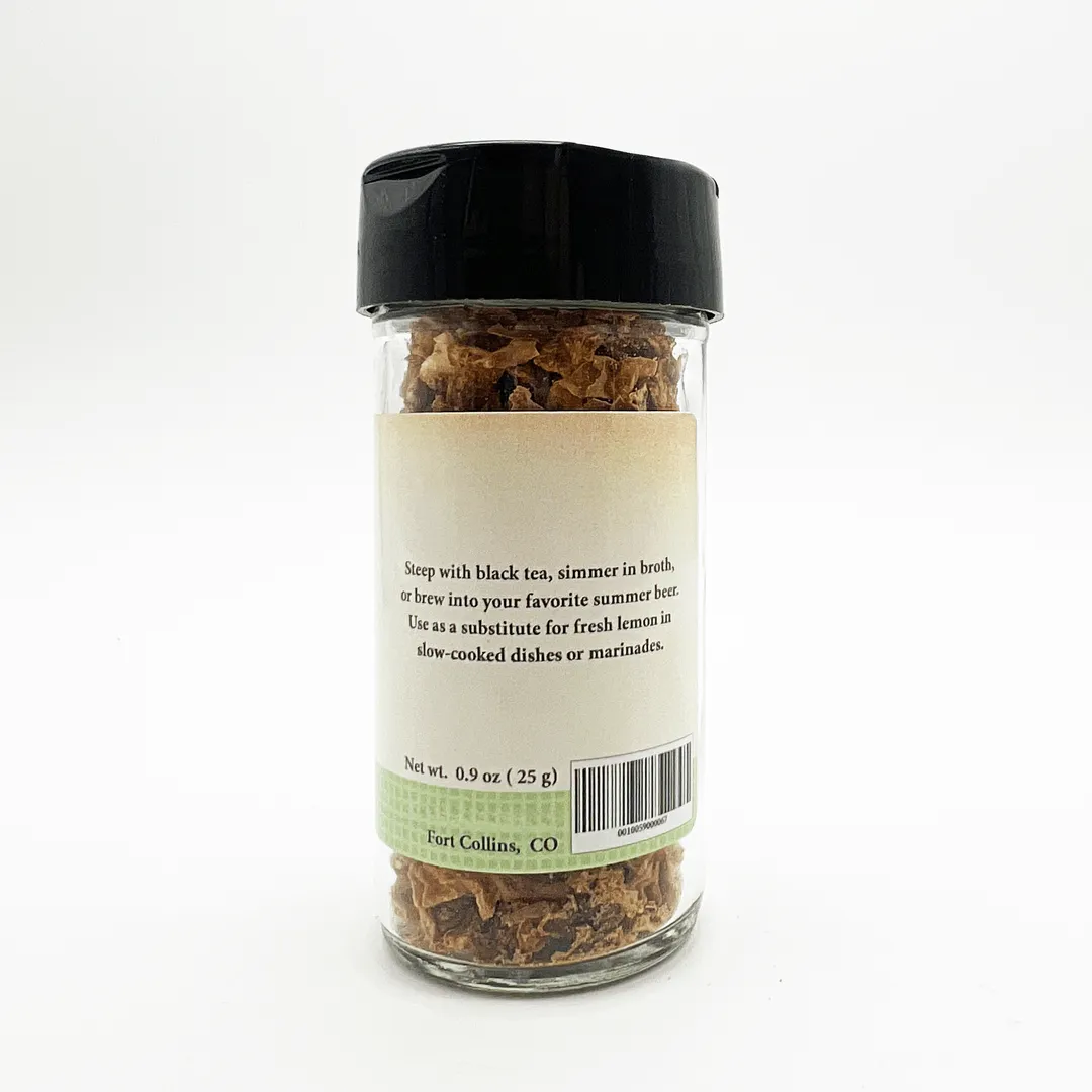 Lemon Peel, Gourmet Citrus Spices, Gourmet Spices and Seasoning - Case of 12 Jars