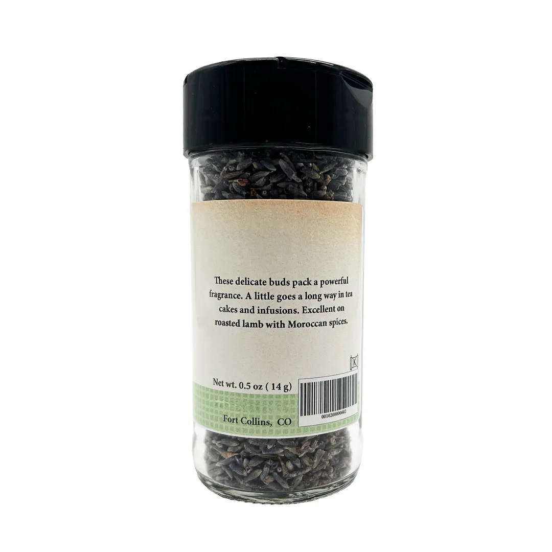 Lavender Flower, Fresh Floral Gourmet Spices - Case of 12 Jars