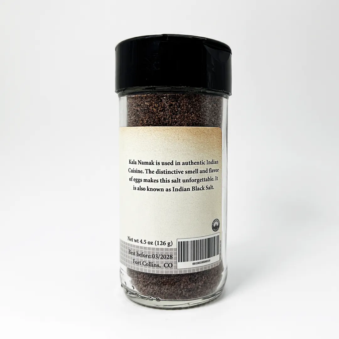 Kala Namak Black Salt Gourmet Cooking Salt - Case of 12 Jars
