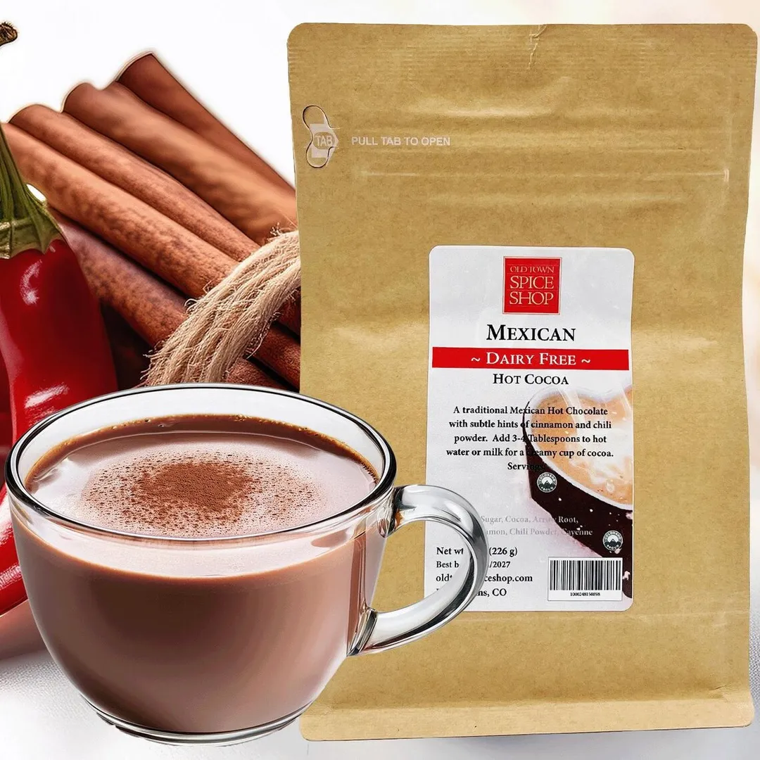 Dairy-Free Mexican Hot Cocoa, Gourmet Hot Chocolate Mix 