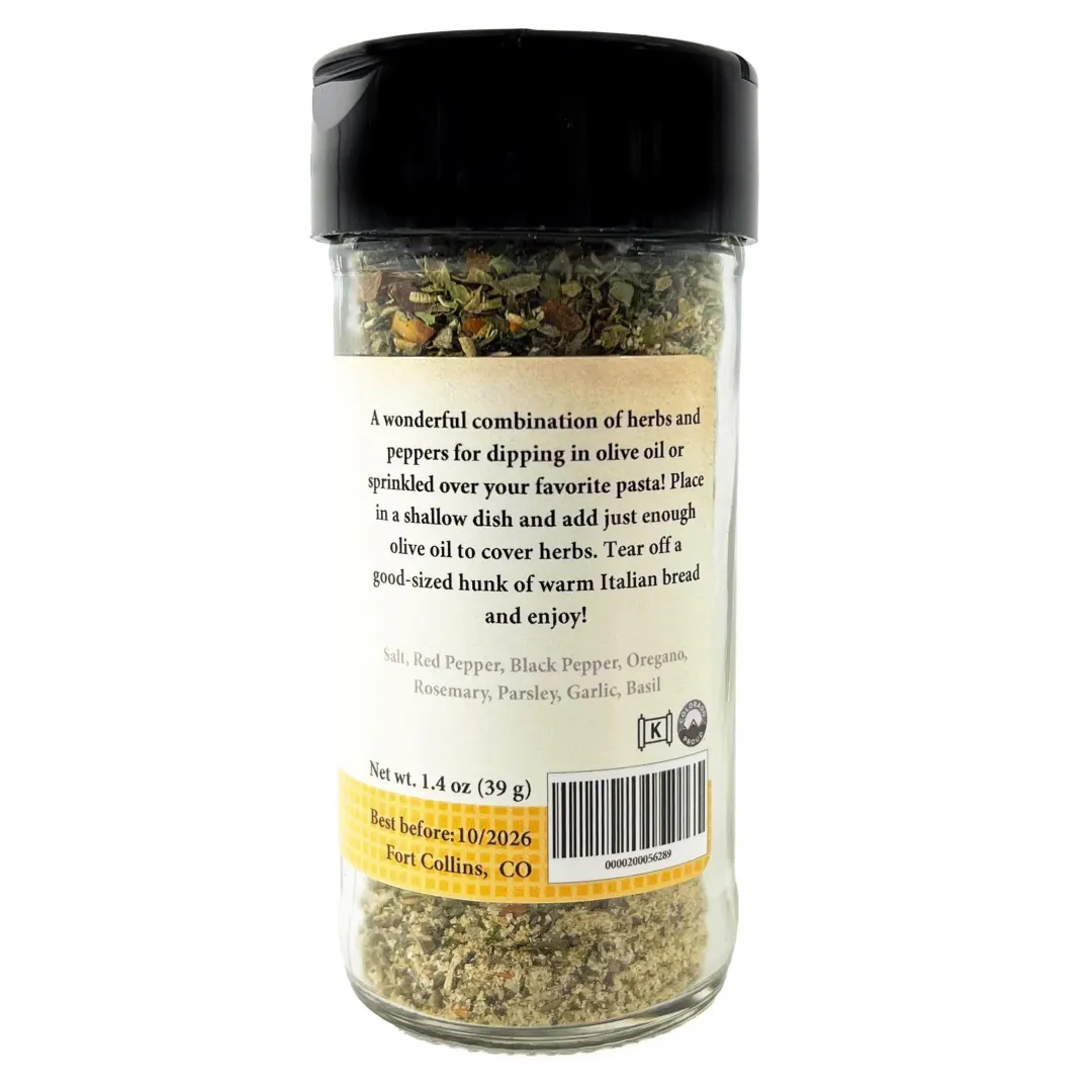 Herb Delight Olive Oil Bread Dip, Gourmet Spices - Case of 12 Jars