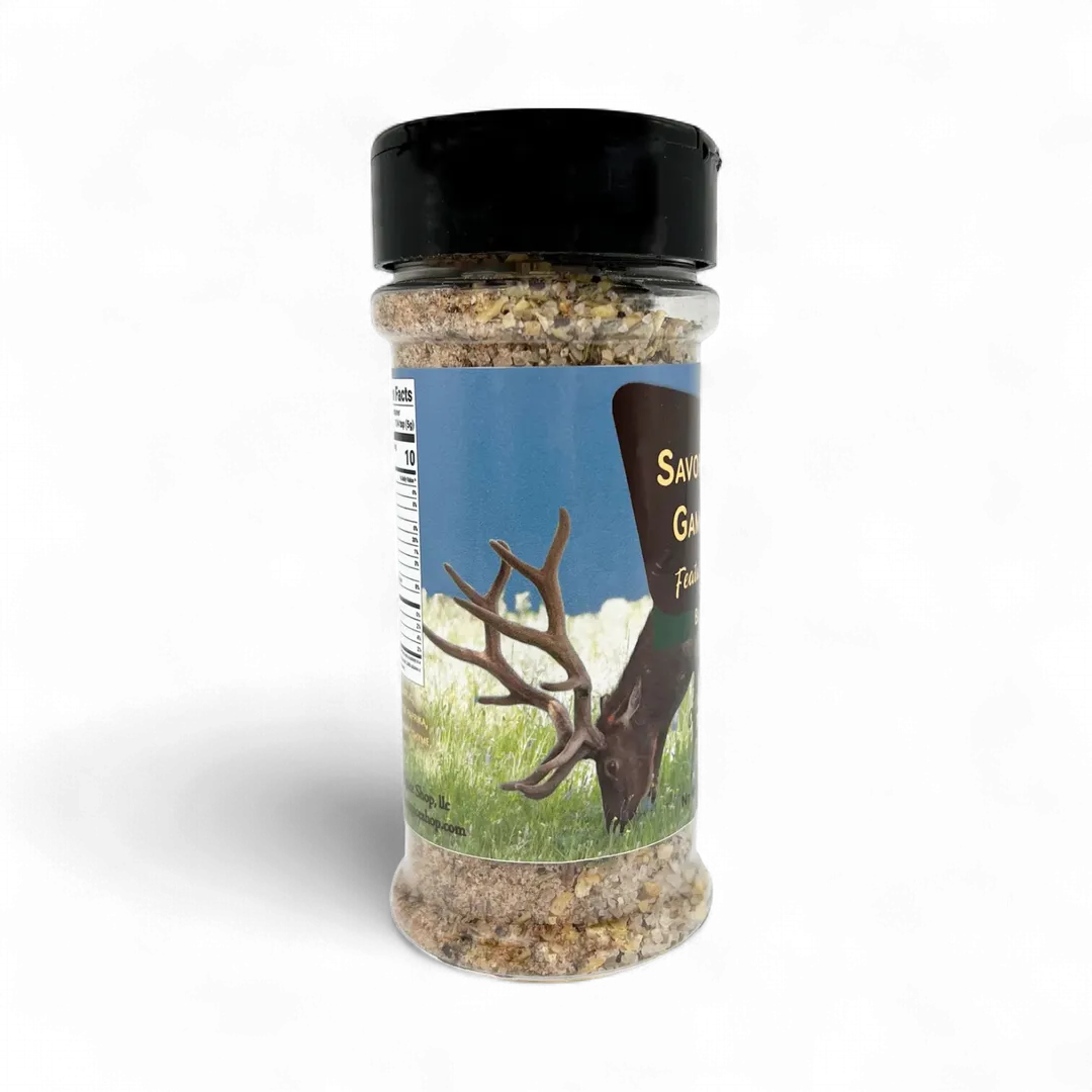 Savory Wild Game Rub, Gourmet Seasoning & Spices Blend - Case of 12 Jars