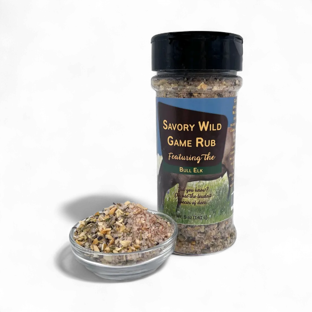 Savory Wild Game Rub, Gourmet Seasoning & Spices Blend - Case of 12 Jars