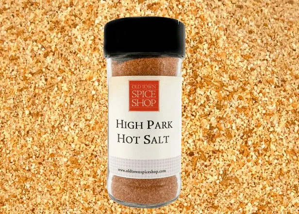 High Park Hot Salt Spicy & Hot Gourmet Salt, Spicy Salt for Cooking & Grilling, Gourmet Salt, Cocktail Rimming Salt - Case of 12 Jars