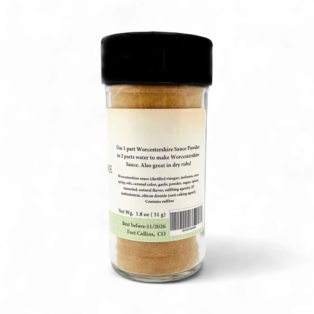 Worcestershire Powder, Gourmet Spices & Seasoning Blends - Case of 12 Jars