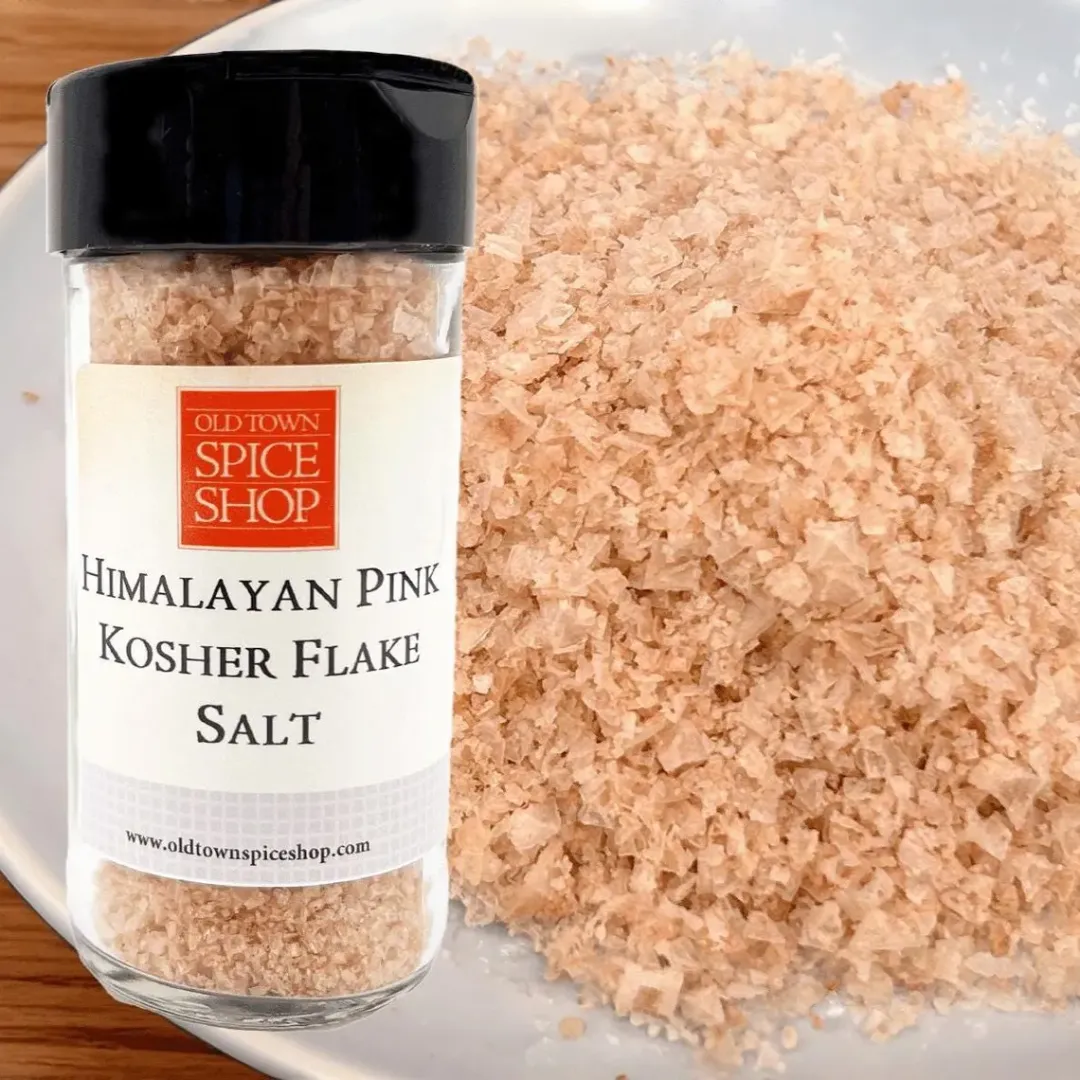 Himalayan Pink Kosher Flake Salt - Case of 12 Jars