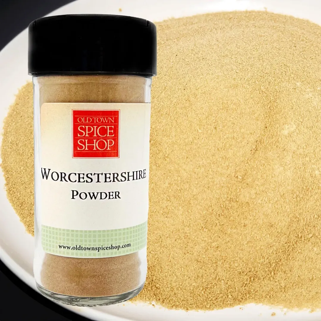 Worcestershire Sauce Powder, Gourmet Spice - Case of 12 Jars