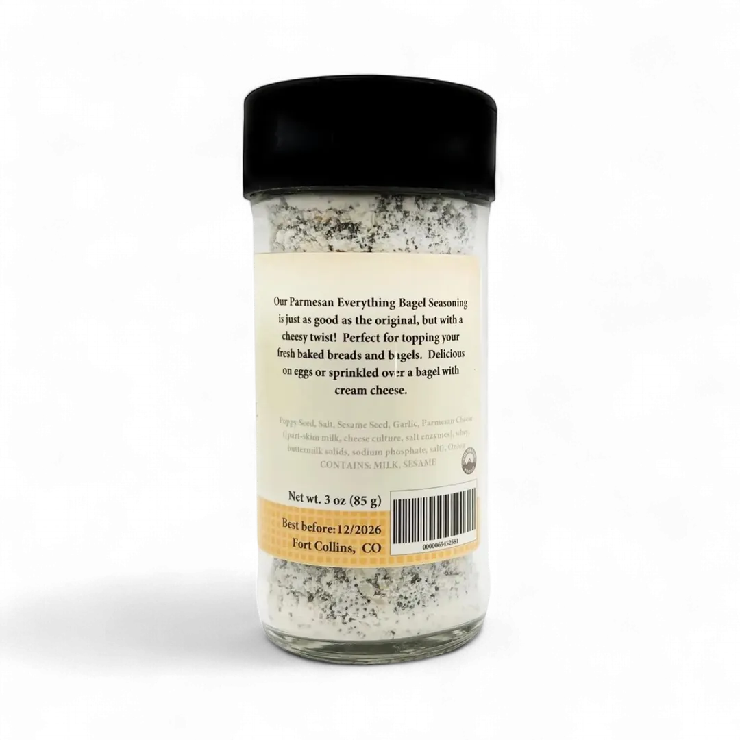 Parmesan Everything Bagel Seasoning, Gourmet Spice Mix - Case of 12 Jars