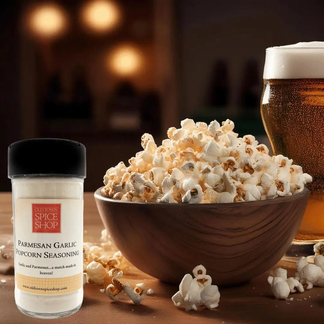 Parmesan Garlic Popcorn Seasoning, Gourmet Popcorn Seasoning  - Case of 12 Jars