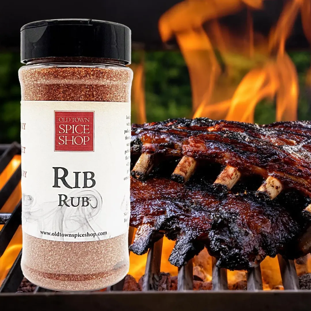 Rib Rub, Gourmet Spices & Seasoning - Case of 12 Jars