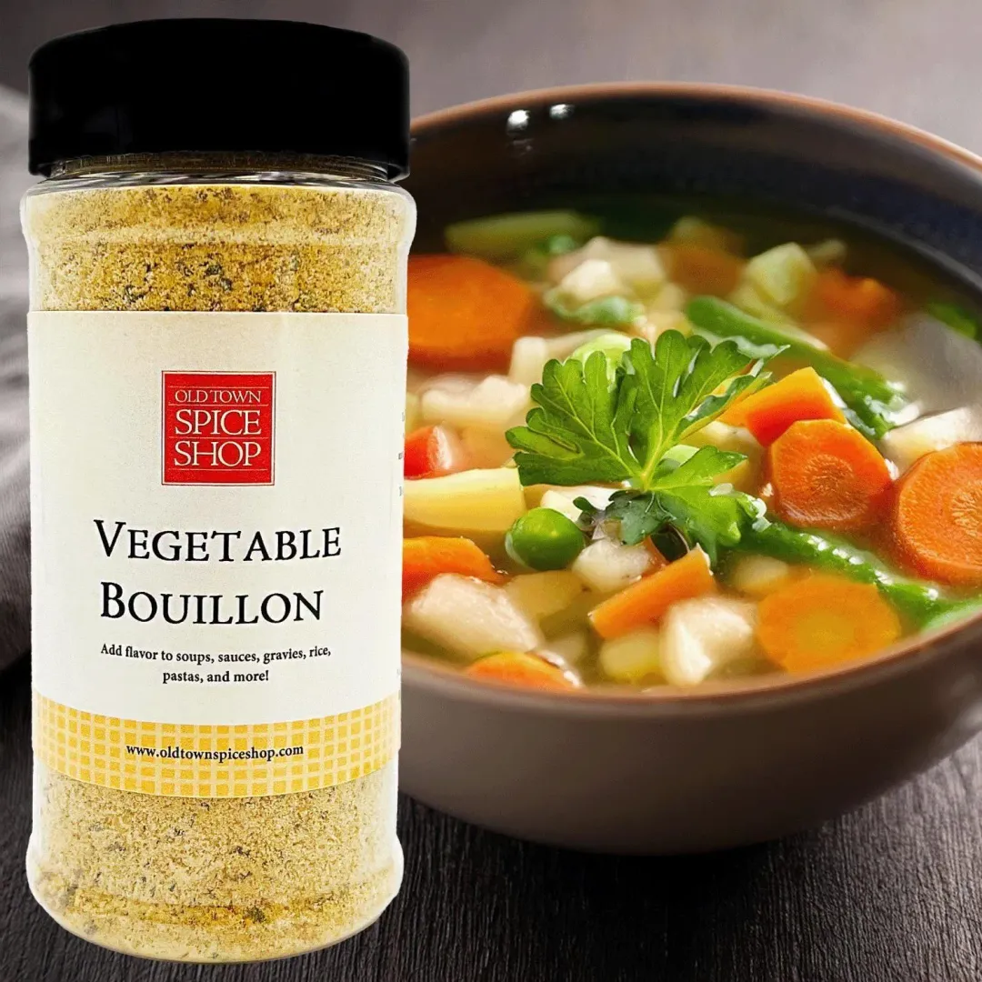 Vegetable Bouillon, Gourmet Seasoning Mix - Case of 12 Jars