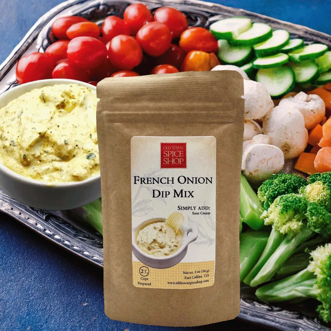French Onion Dip Mix, Spices, Seasoning & Herbs - Case of 12 Pkgs.