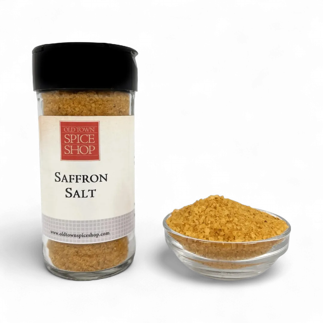 Saffron Salt for Cocktails & Cooking, Indian Spices Salt - Case of 12 Jars