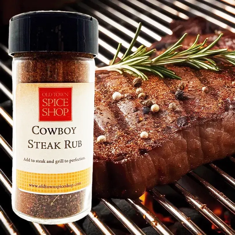 Cowboy Steak Rub, Gourmet Grilling Spices - Case of 12 Jars