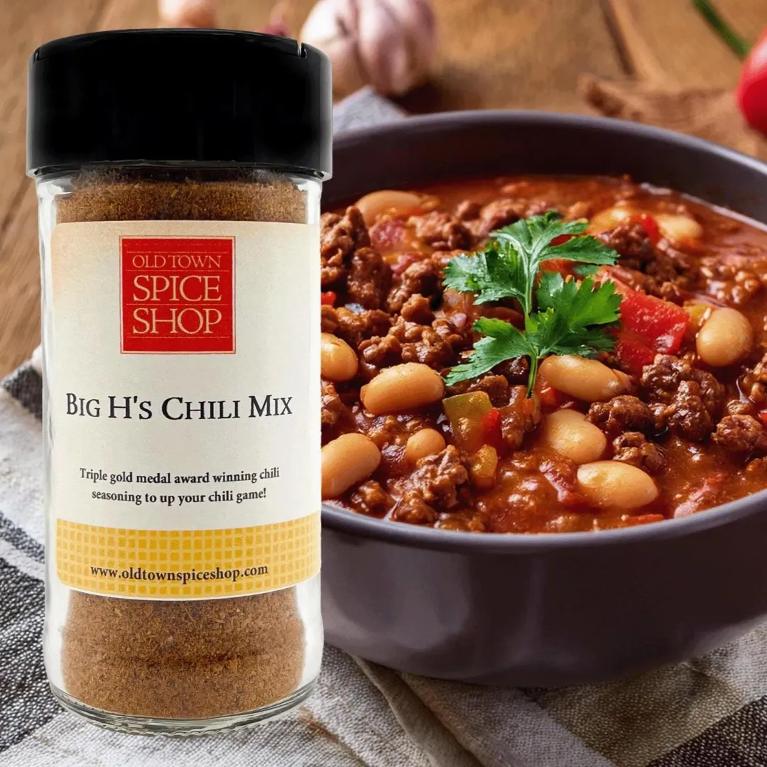 Big H's Chili Mix, Gourmet Spices - Case of 12 Jars